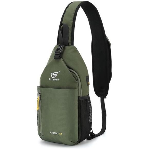 Sling Bag Crossbody Backpack - Chest Shoulder Cross Body Bag Travel